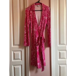 DVF wrap dress SZ 12